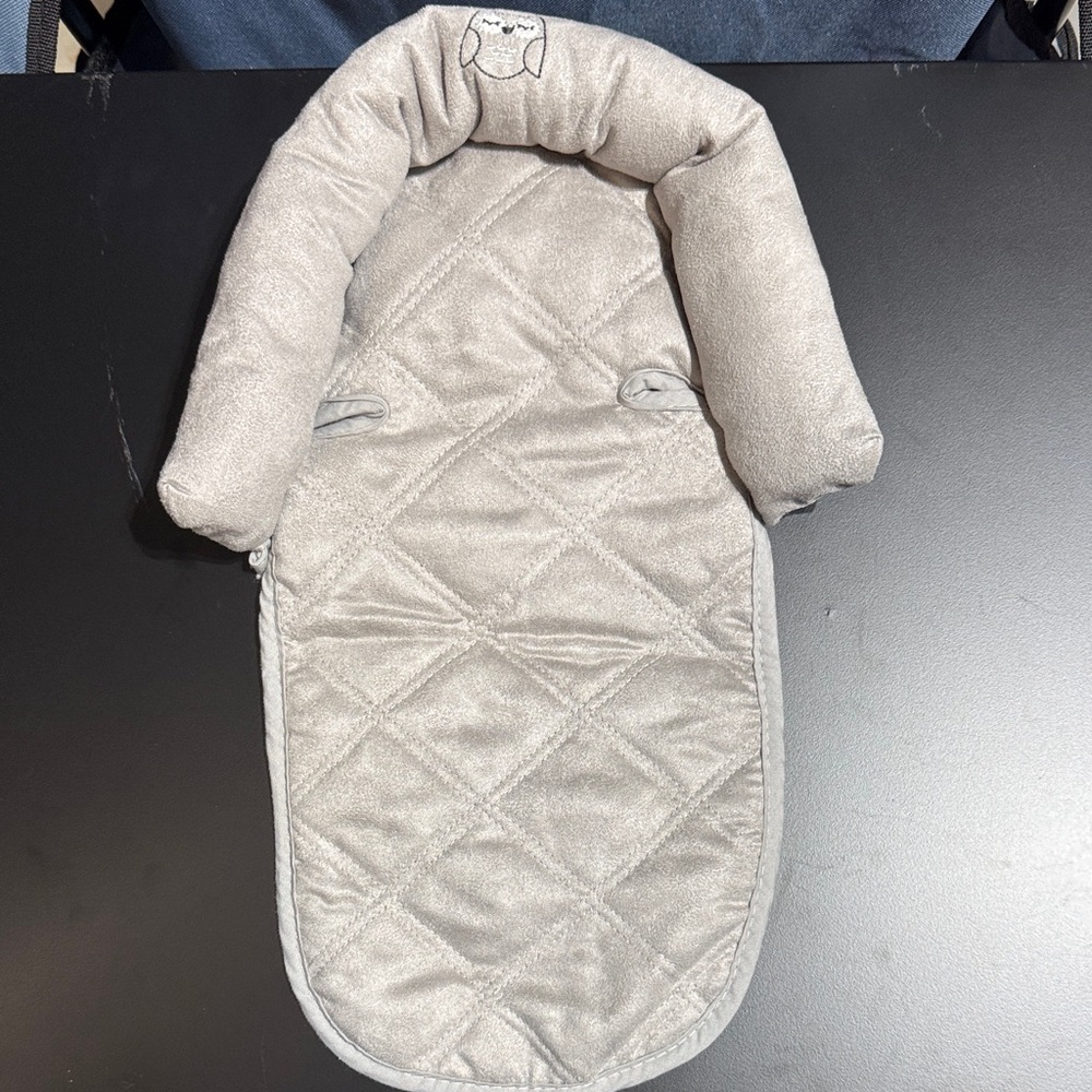 Unisex | Gray Quilted Baby Stroller liner | car seat | Liner
